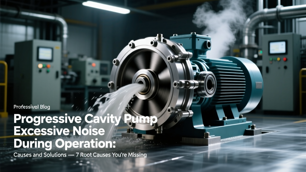 Progressive Cavity Pump Noise: 7 Overlooked Causes & Fixes