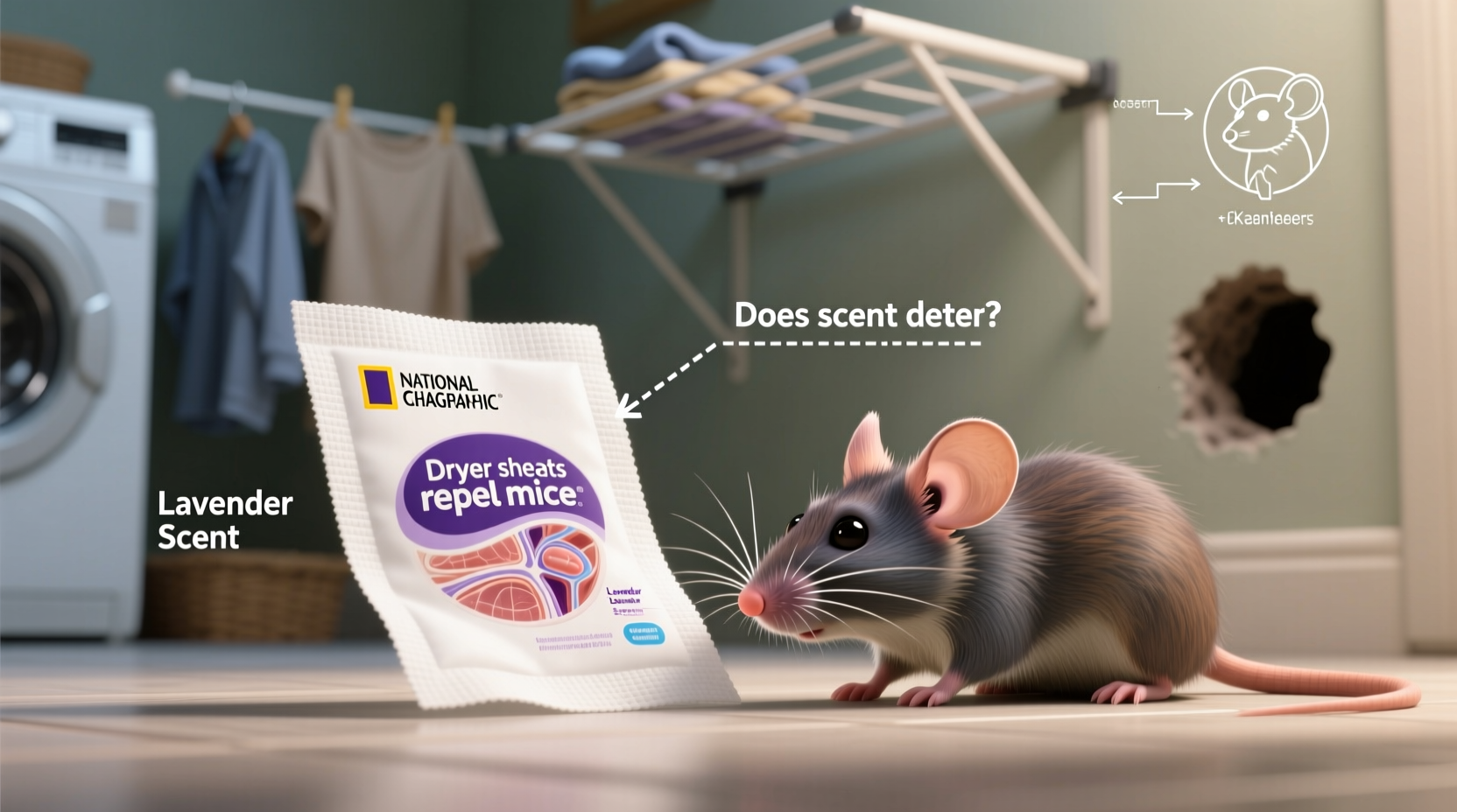 do dryer sheets repel mice