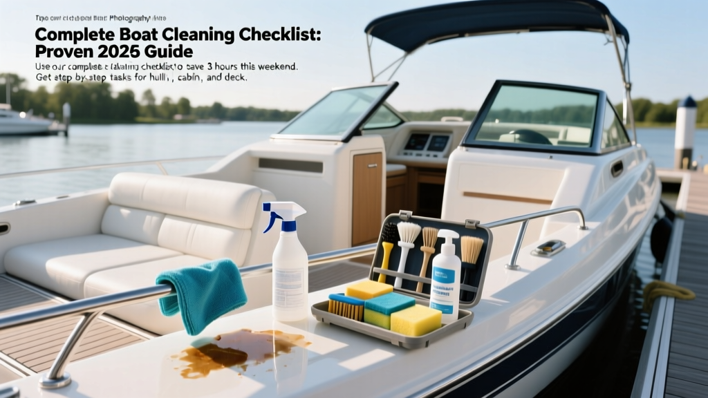 Complete Boat Cleaning Checklist: Proven 2026 Guide