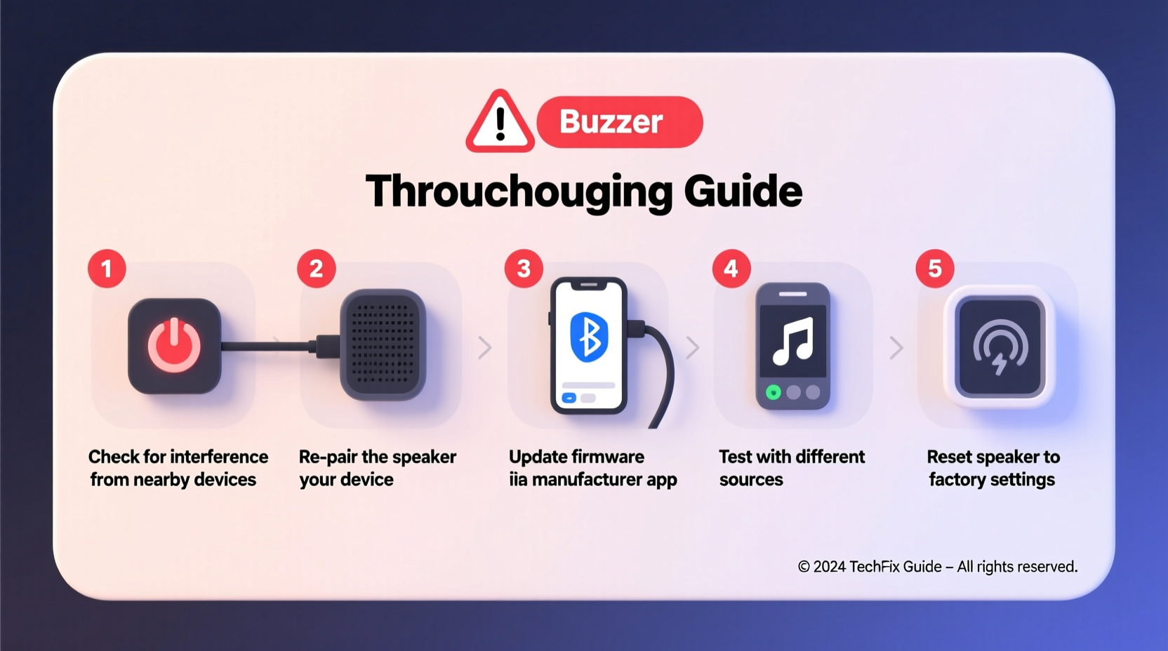 bluetooth speaker buzzing sound troubleshooting steps that actually help