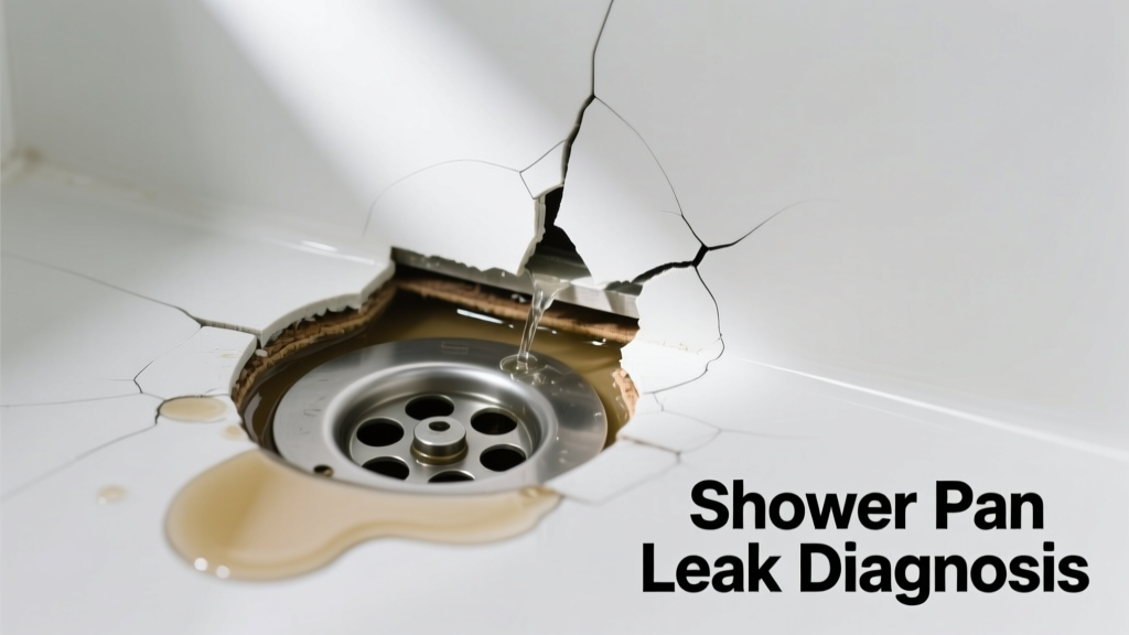 Shower Pan Leaking Not Working at All: Quick Diagnosis