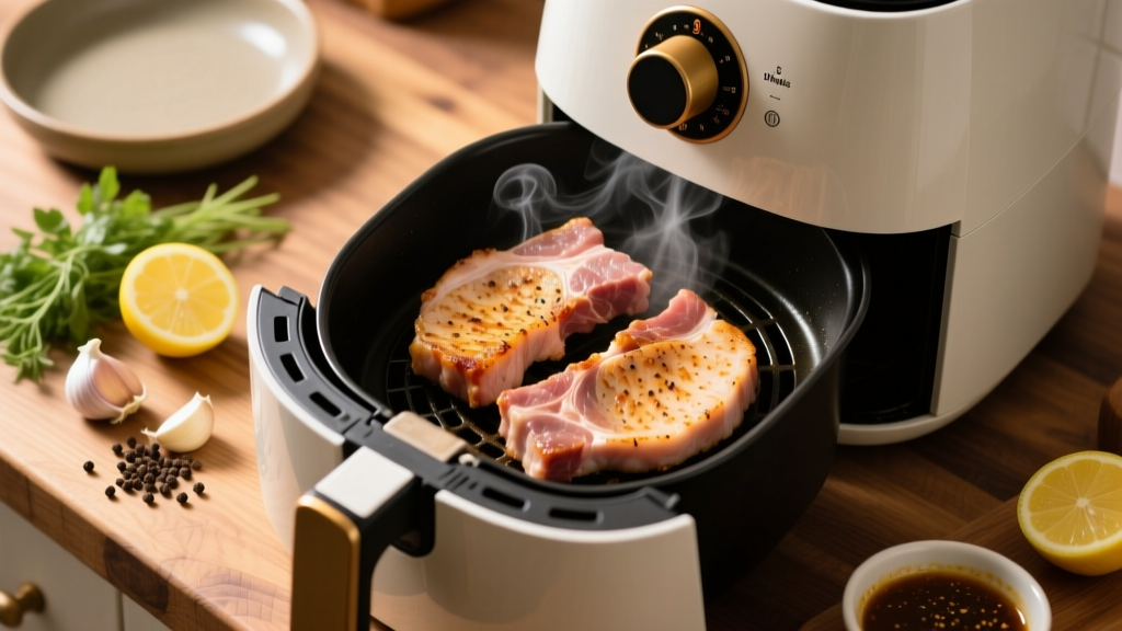 Crispy Thin Pork Chops in the Air Fryer (5-Min Prep!)
