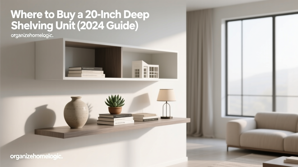 Where to Buy a 20-Inch Deep Shelving Unit (2024 Guide)