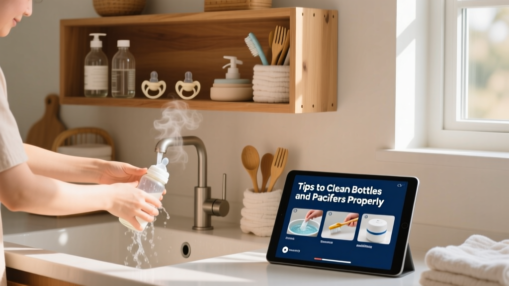 How to Clean Baby Bottles and Pacifiers Properly: Evidence-Based Steps, Timing, and Tools (With Video Reference)