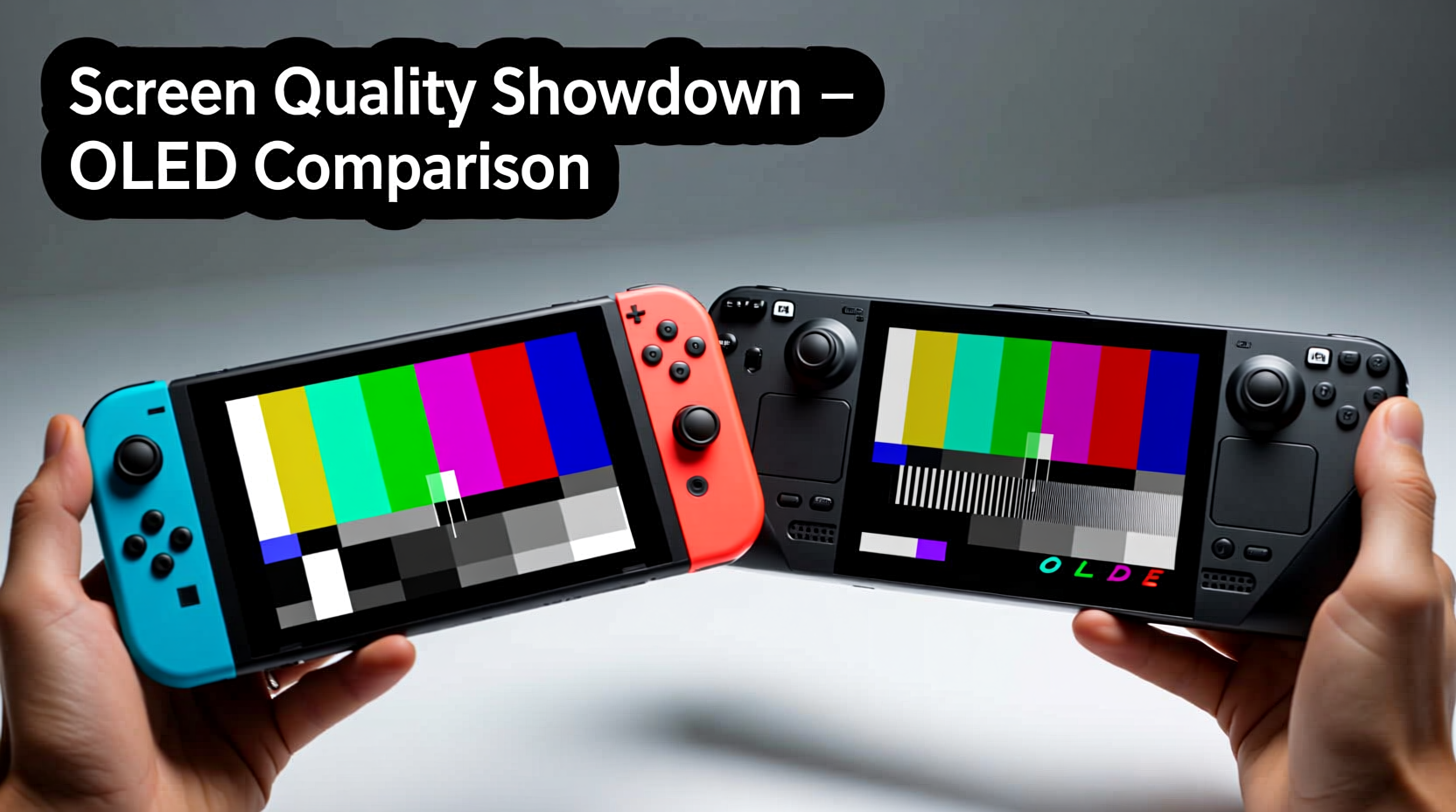 nintendo switch oled vs steam deck oled which screen quality impresses more