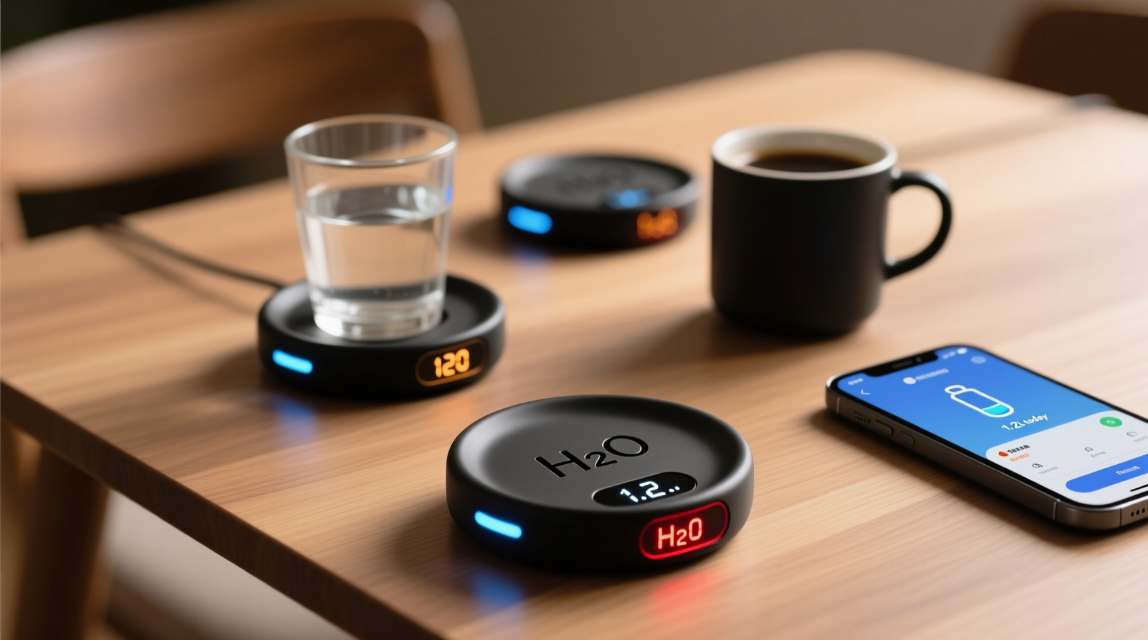 Modern smart drink coaster concept