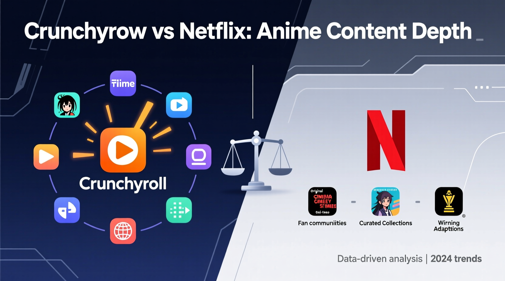 is crunchyroll better than netflix for anime content depth