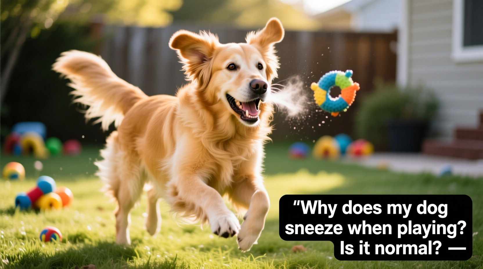 why does my dog sneeze when playing excitedly is it normal or concerning