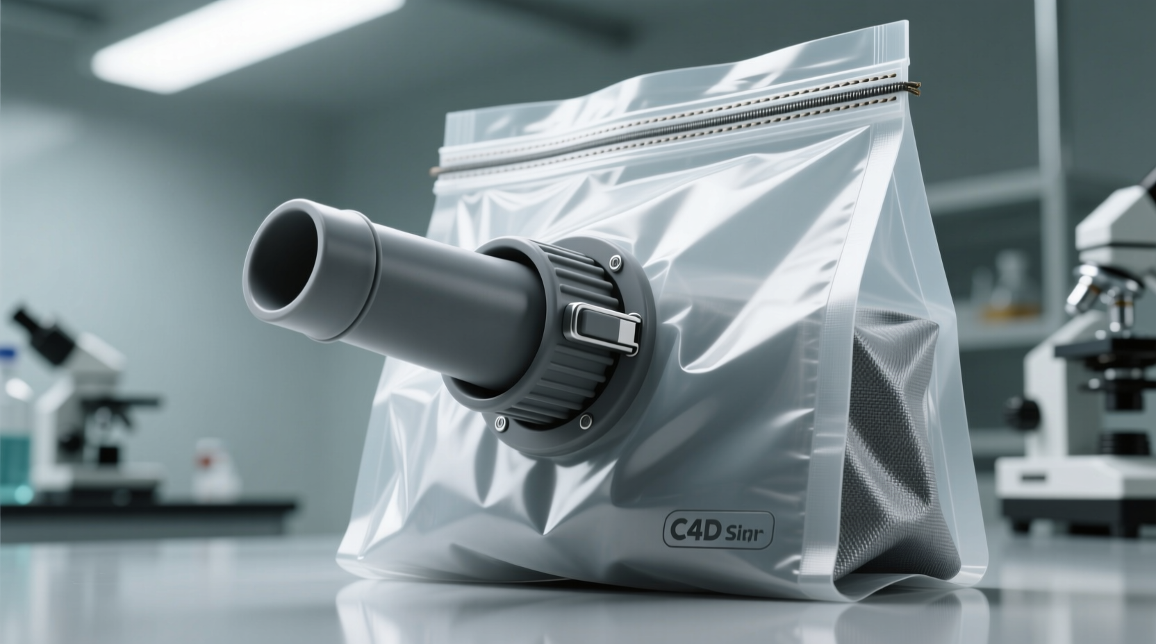 make air tight pour spouts for plastic bulk grocery bag