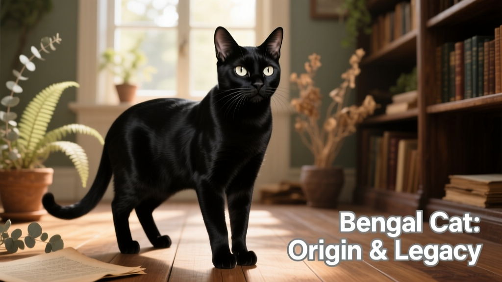 Black (Melanistic) Bengal Cat: Info, Pictures, Origin & History