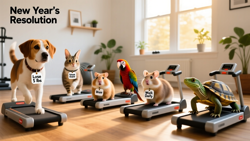These 9 Pets Using Treadmills Are All Of Us Trying to Stick to Our New Year's Resolutions