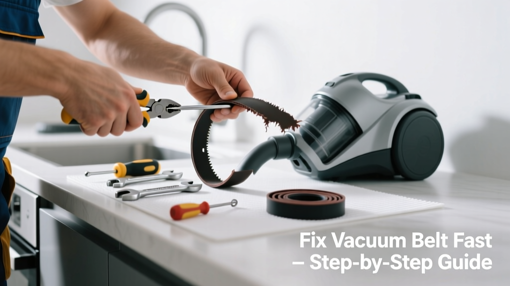 Fix a Broken Vacuum Belt in the Kitchen Fast