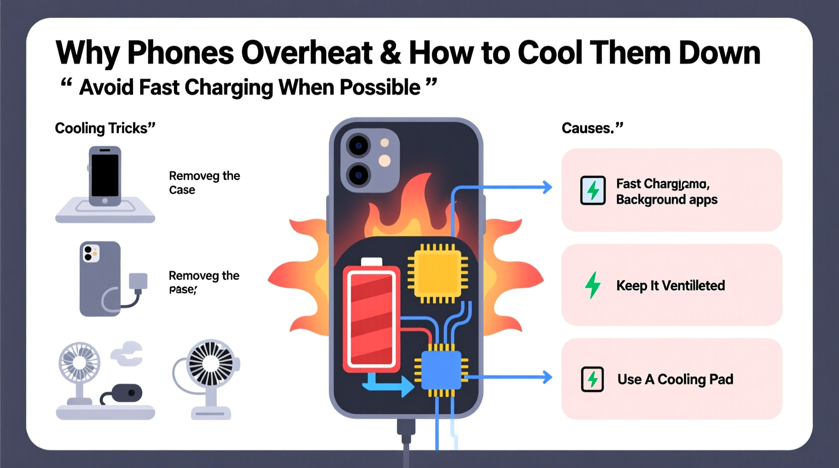 why does my phone get hot when charging causes and cooling tricks