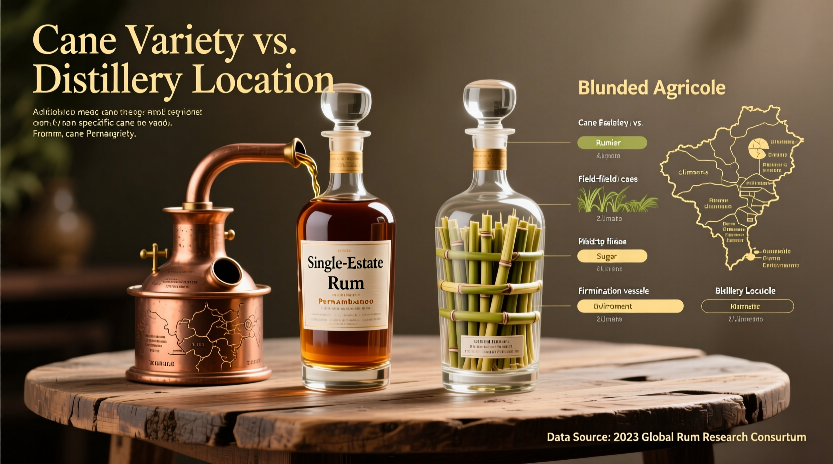 single-estate rum vs blended agricole—does cane variety matter more than distillery location