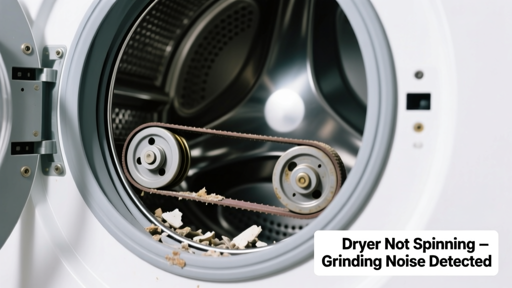 Dryer Not Spinning & Making Grinding Noise: Quick Diagnosis
