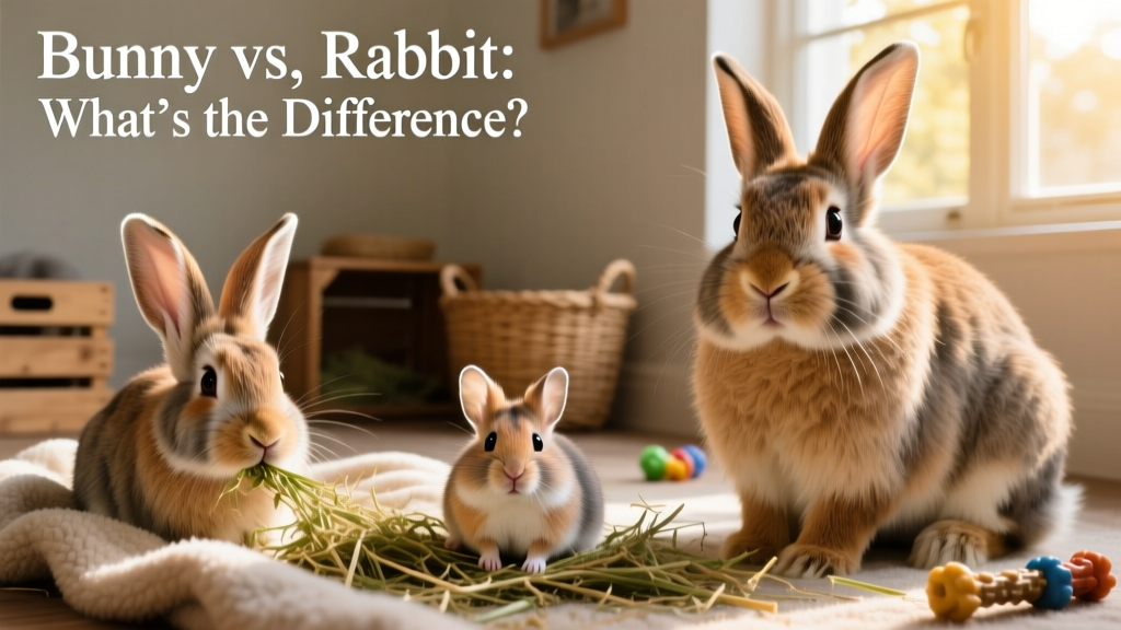 Collage of popular domestic rabbit breeds including Holland Lop, Netherland Dwarf, and Flemish Giant
