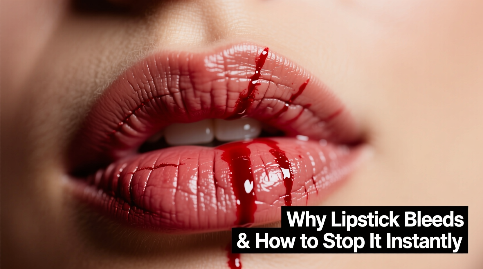 why does lipstick bleed into fine lines and how to stop it instantly
