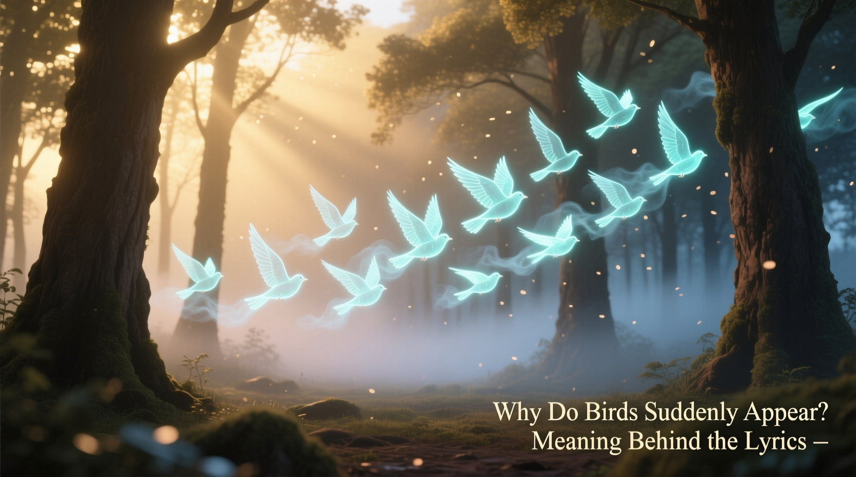 why do birds suddenly appear lyrics