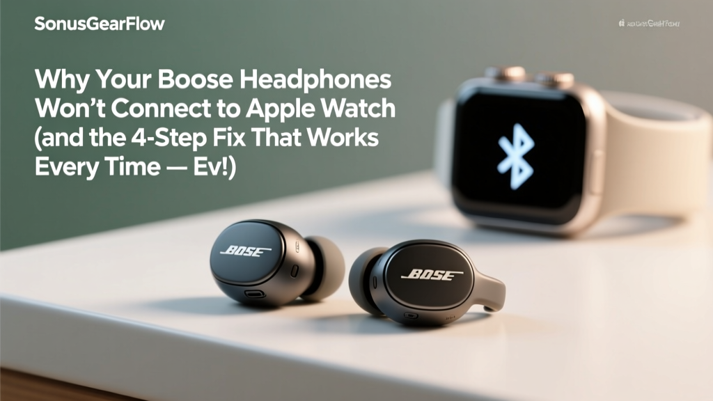 Bose Headphones Not Connecting to Apple Watch (2026)