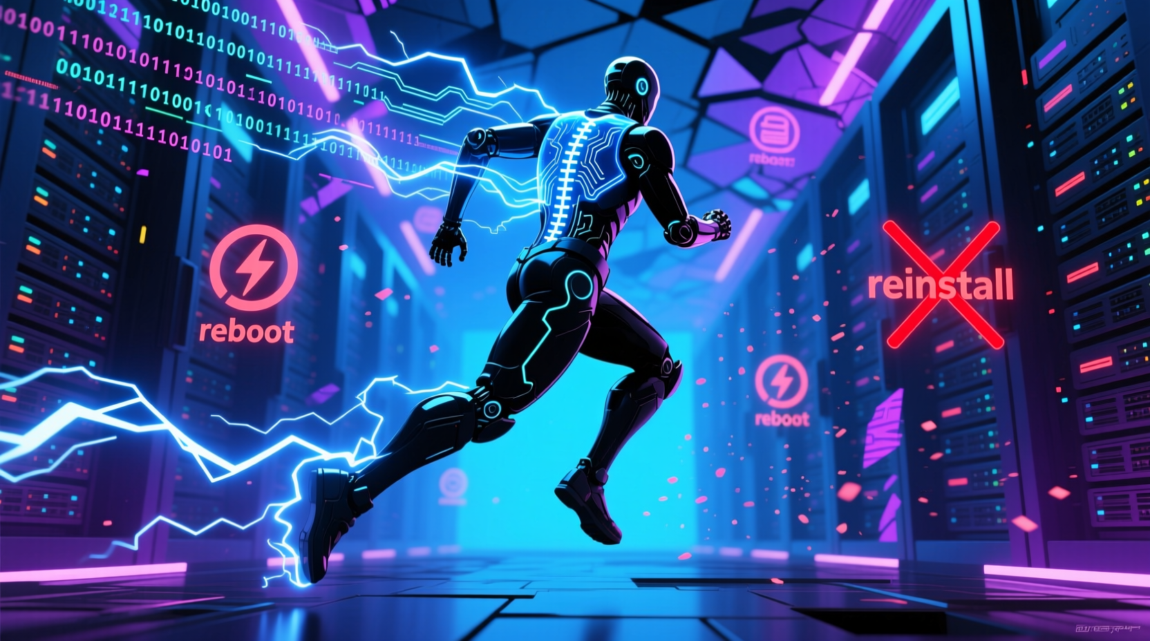 run faster without rebooting reinstalling