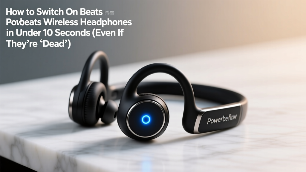 Powerbeats Power-On Fix: Real Troubleshooting Guide