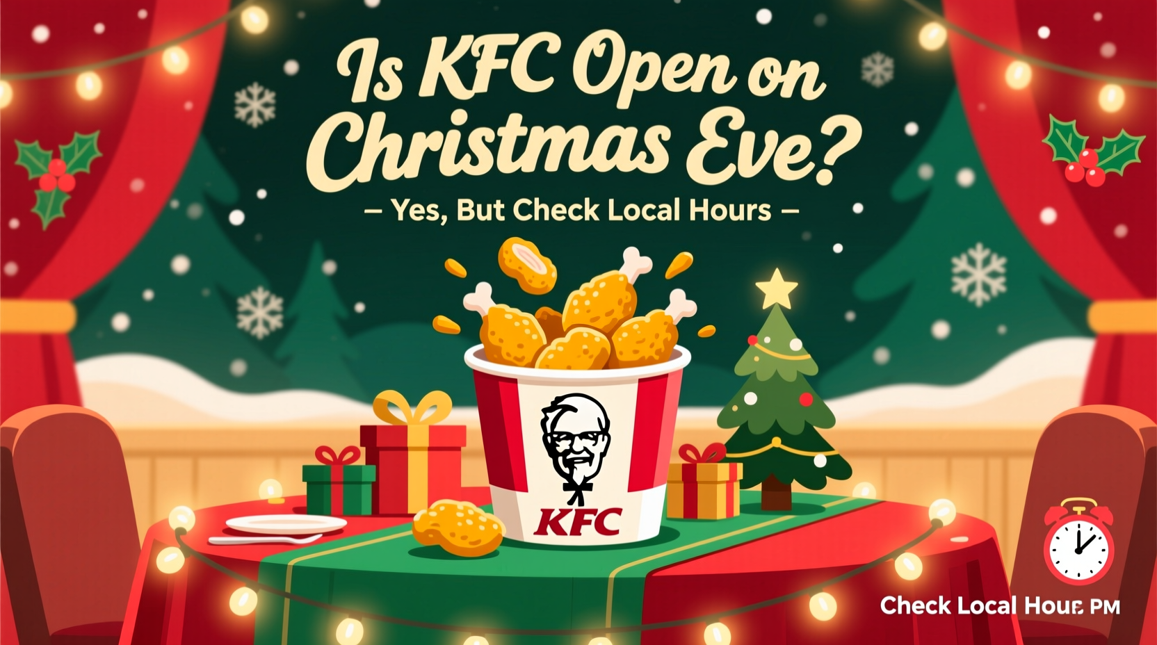 is kfc open on christmas eve