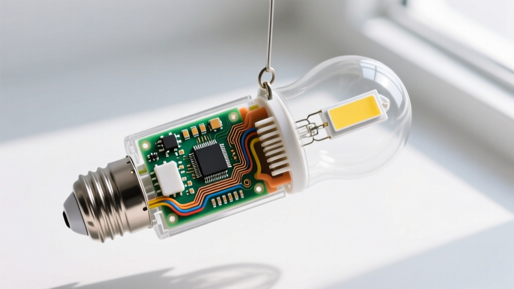 Understanding the Internal Diagram of an LED Bulb: Circuit Math, Dimming, and Thermal Limits