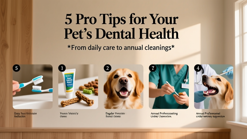 5 Tips for Keeping Your Pet's Teeth Clean, From Daily Brushing to Annual Professional Cleanings