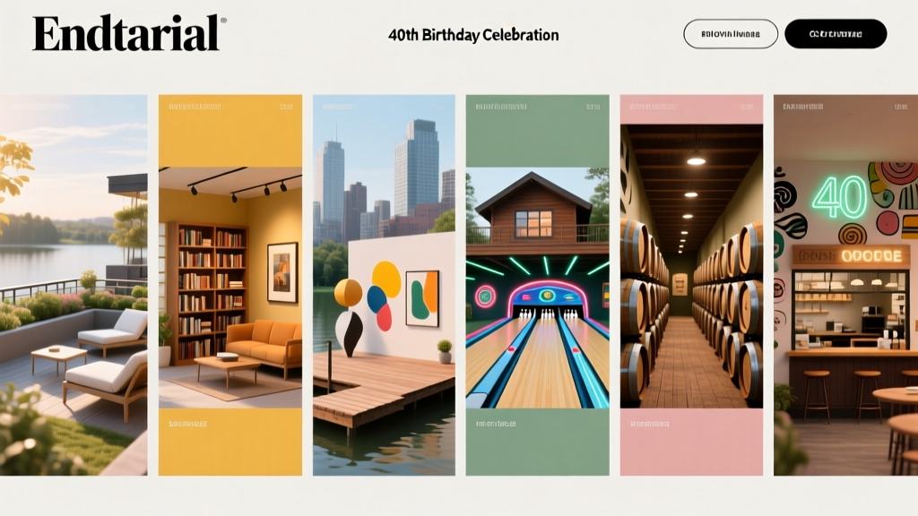 40th Birthday Venues: 7 Age-Appropriate Picks