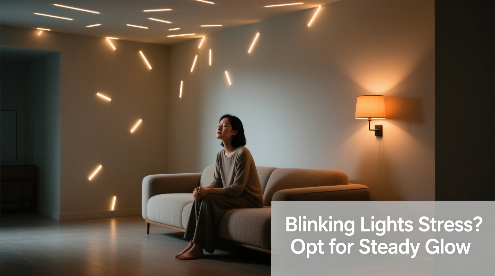 why do some find blinking lights stressful and how to opt for steady glow