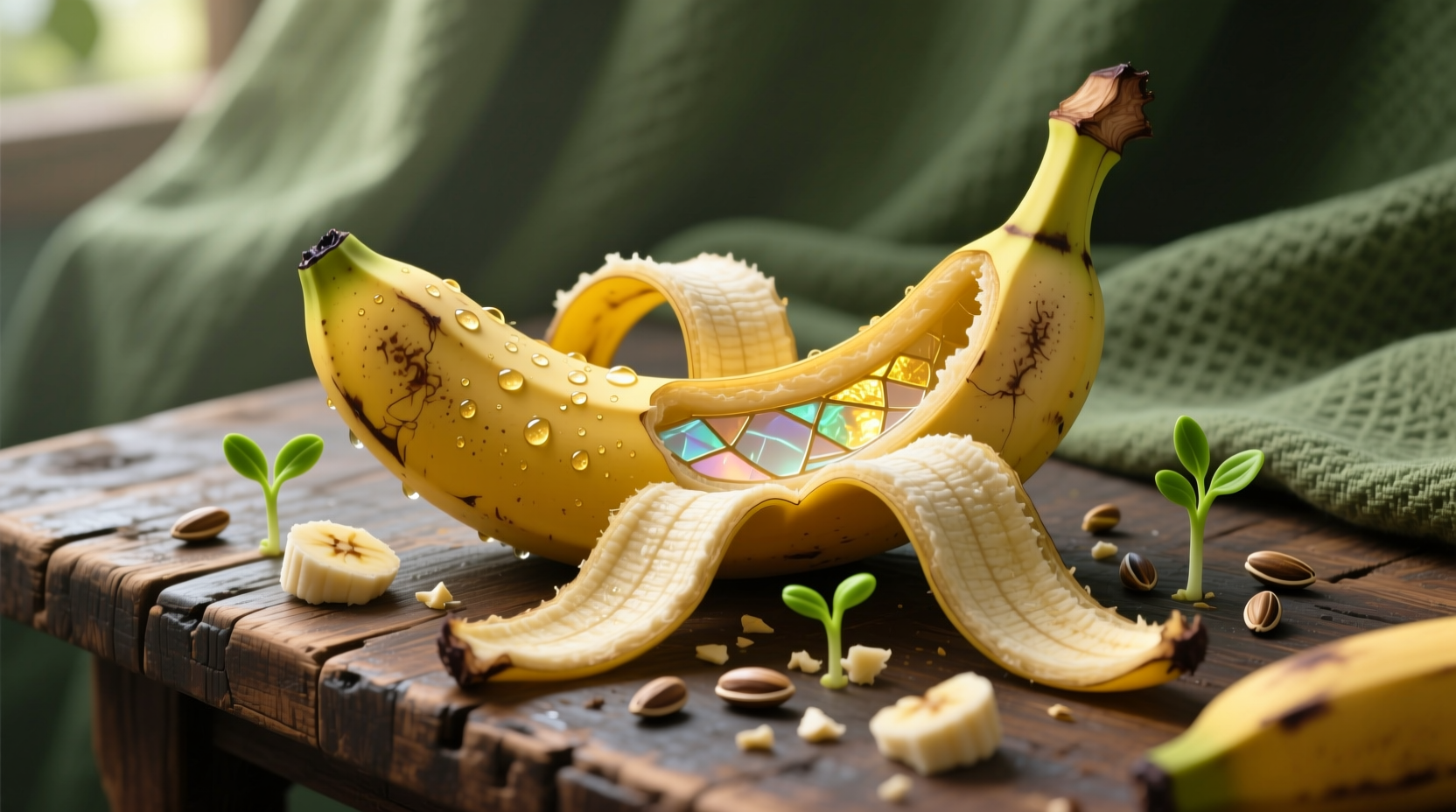 you can and should be eating banana peels