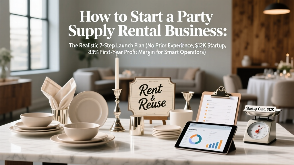 How to Start a Party Supply Rental Business (2026)