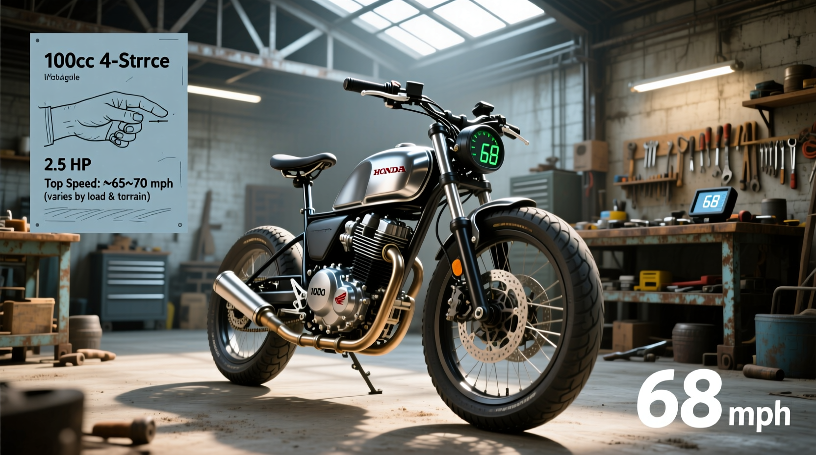 How fast is the 100cc 4 stroke bike engine kit? buying guide