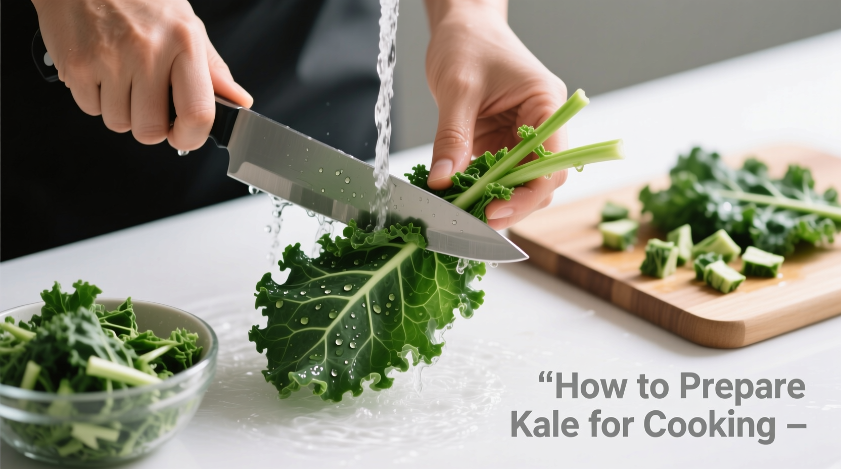 how to prepare kale for cooking