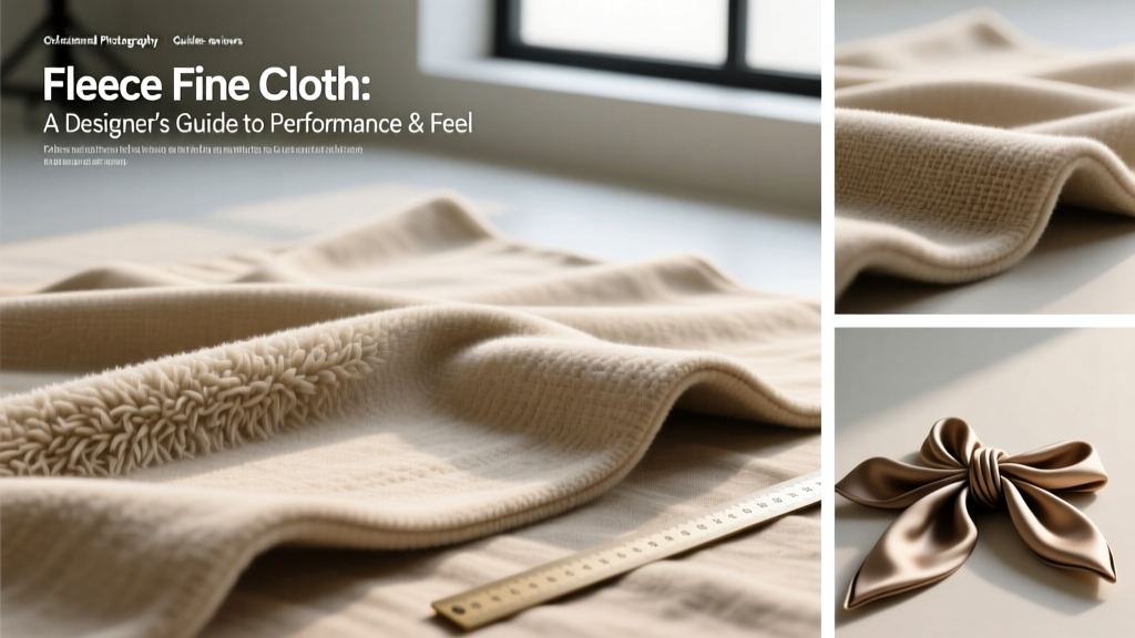 Fleece Fine Cloth: A Designer’s Guide to Performance & Feel