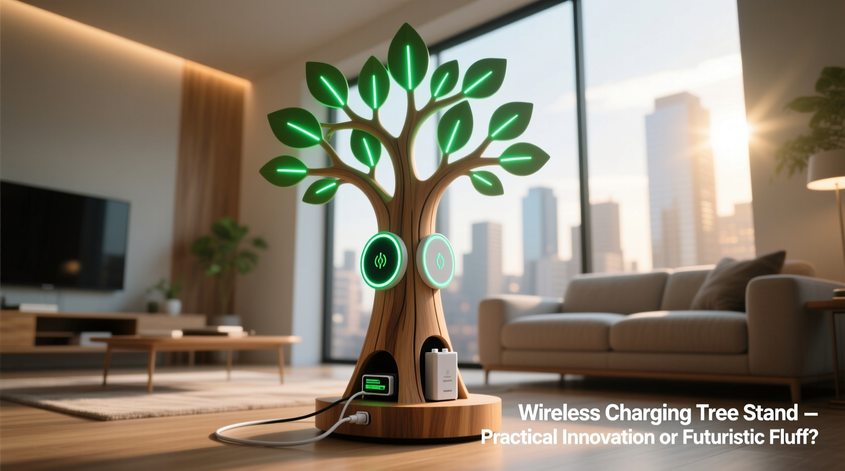 wireless charging tree stand is it practical or just futuristic fluff