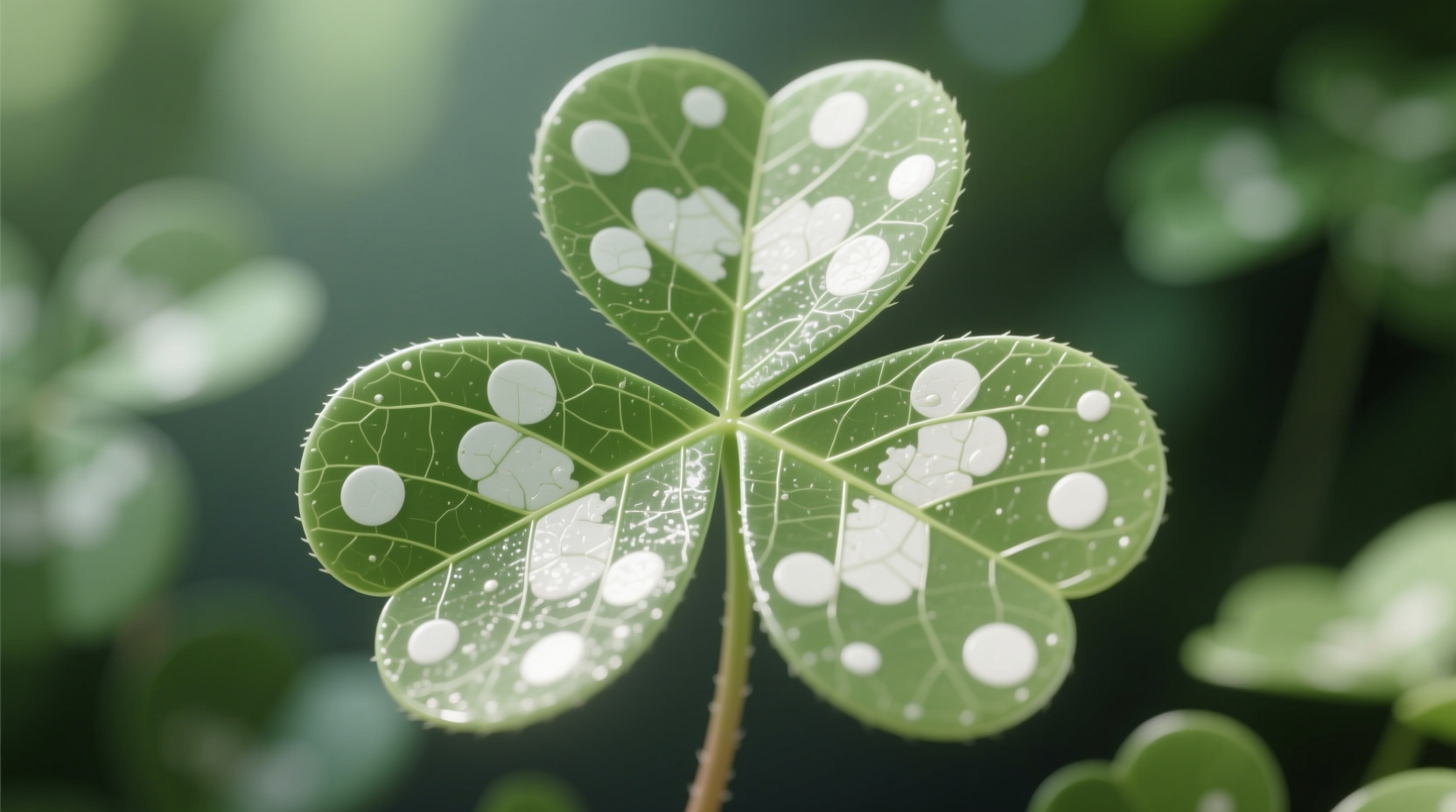 why do my oxalis leaves have white spots