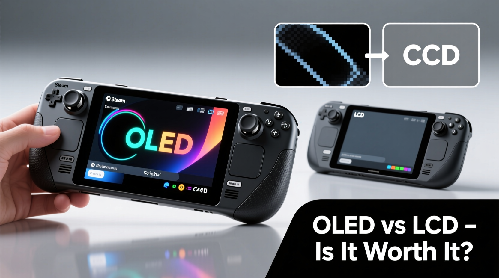 is the steam deck oled really worth the upgrade over the original lcd model