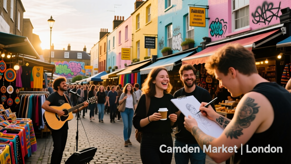 Camden: London’s Most Colorful Neighborhood — A Vibrant, Unfiltered Portrait