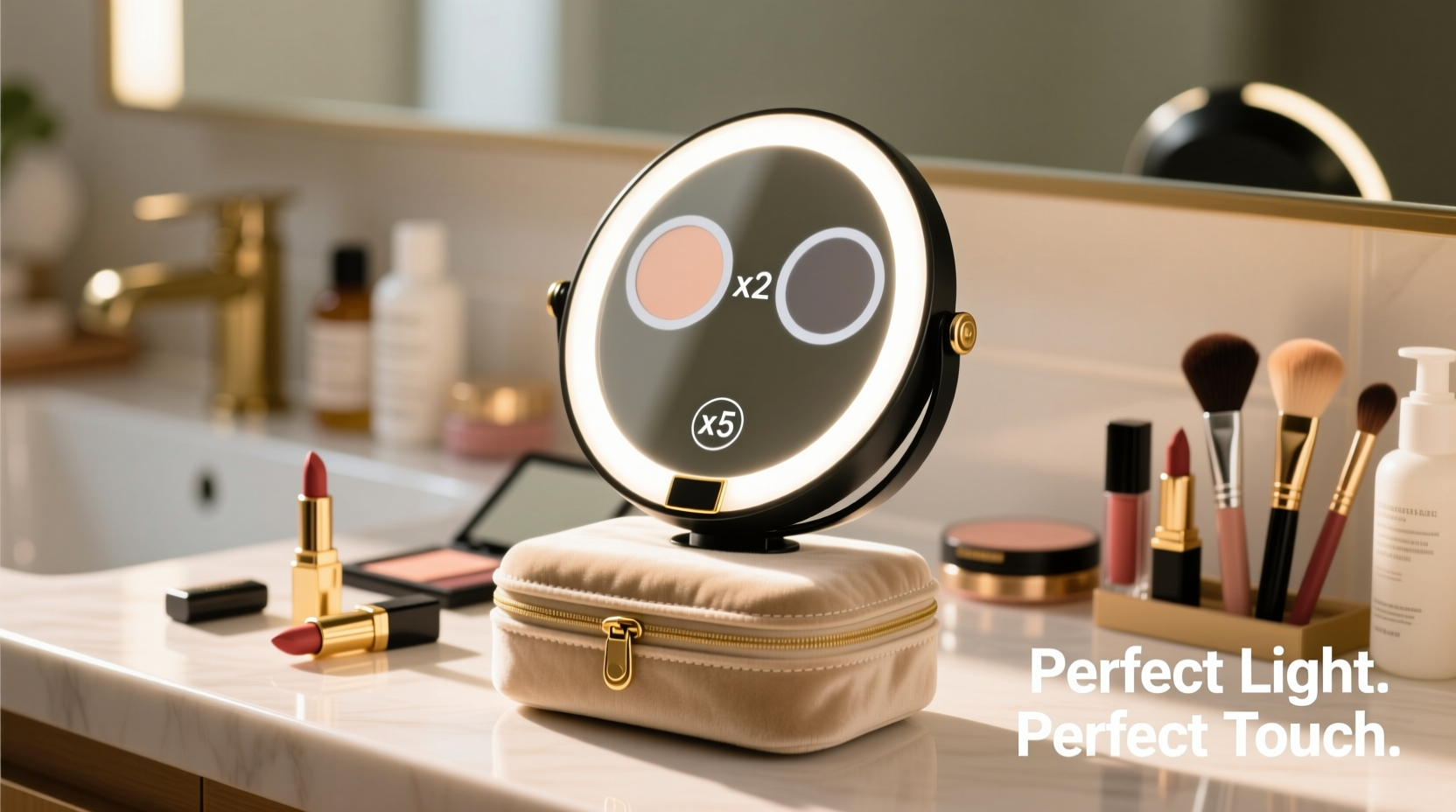 compact mirrors with led lights best options for makeup on the go