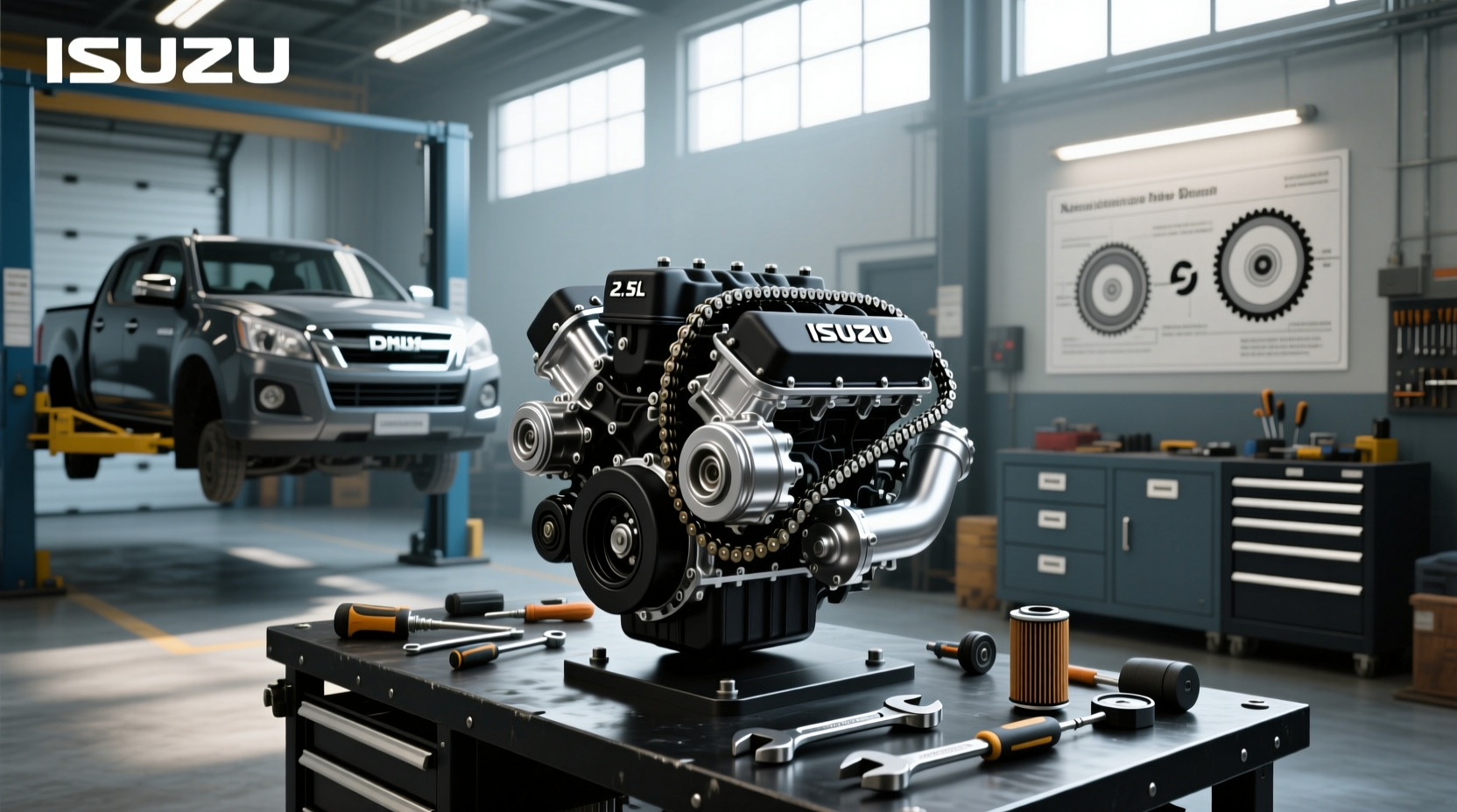 How to Choose Isuzu 2.5 Engine: Timing Chain or Belt?