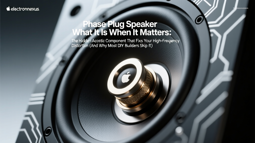Phase Plug Speaker What It Is When It Matters: The Hidden Acoustic Component That Fixes Your High-Frequency Distortion (And Why Most DIY Builders Skip It)
