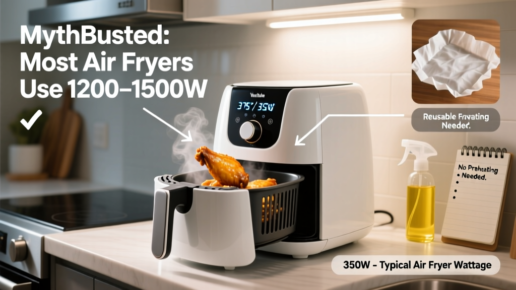What Wattage Does a Typical Air Fryer Use? (Myth-Busted!)