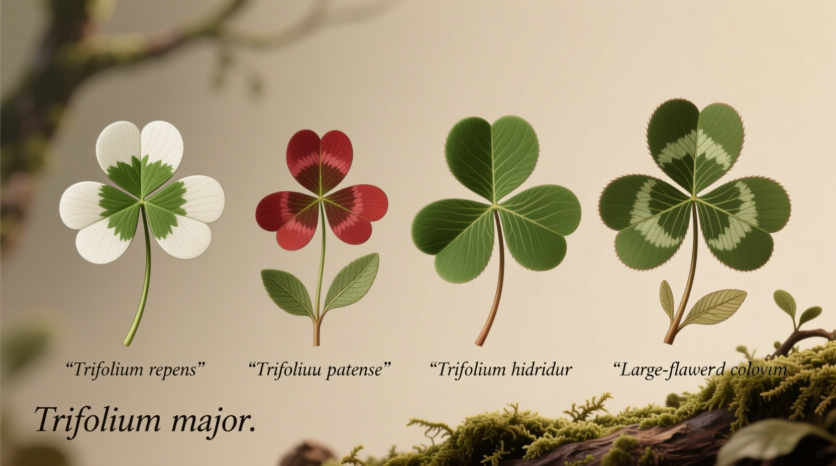 identifying clover leaves types and characteristics