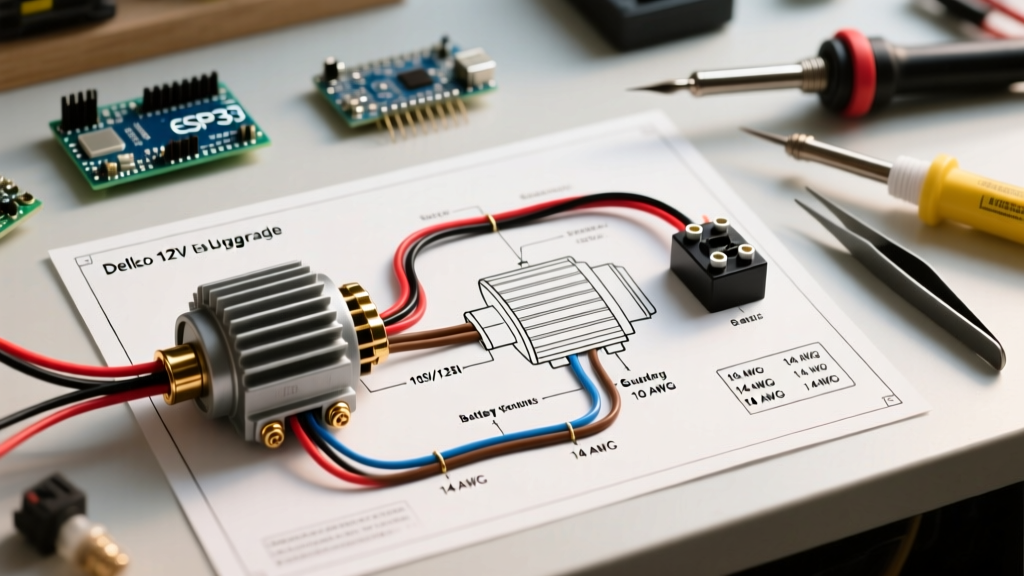 Step-by-Step Wiring Diagram for Tractor Alternator 12V