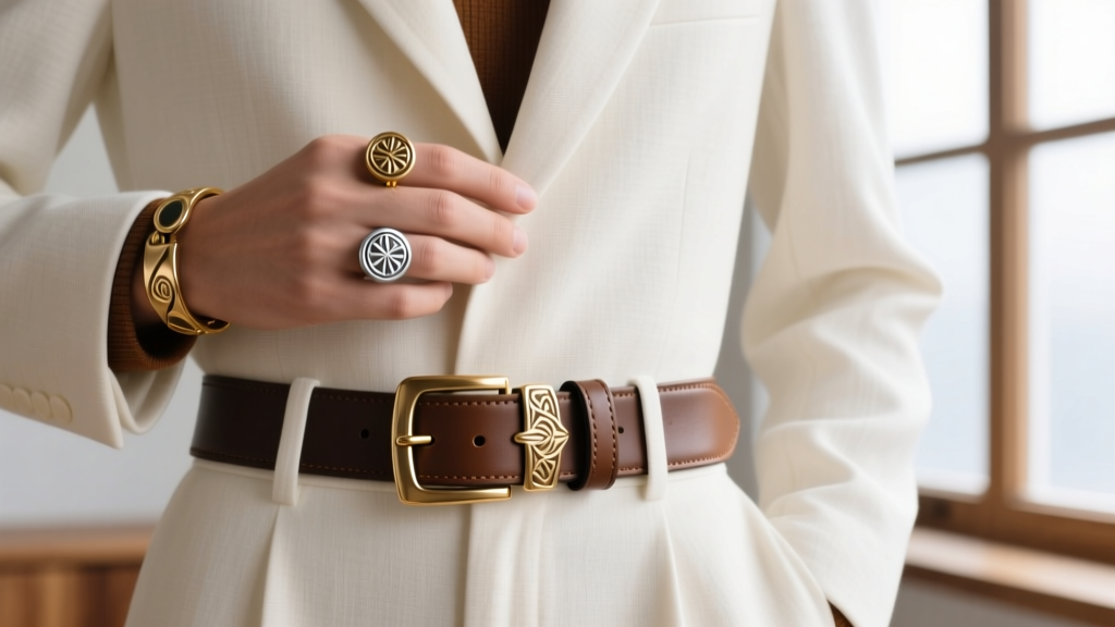 Cufflinks & Belt Buckle Matching Guide