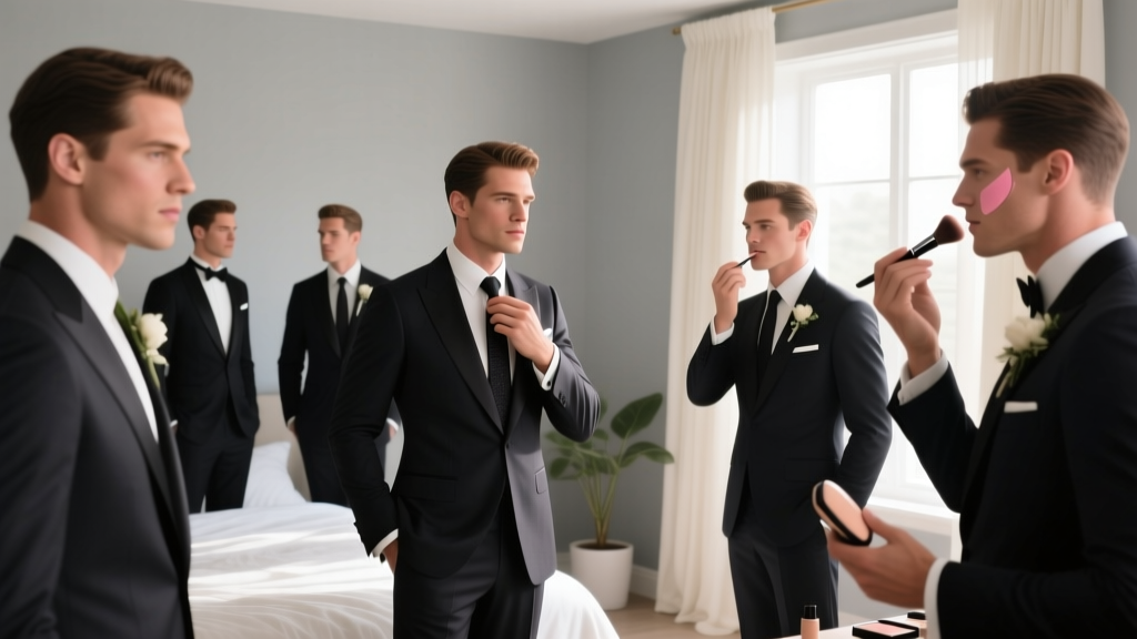 Guys Wear Makeup on Wedding Day? Real Grooms Share Tips