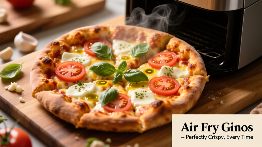 Air Fry Gino's East Deep Dish Pizza Perfectly