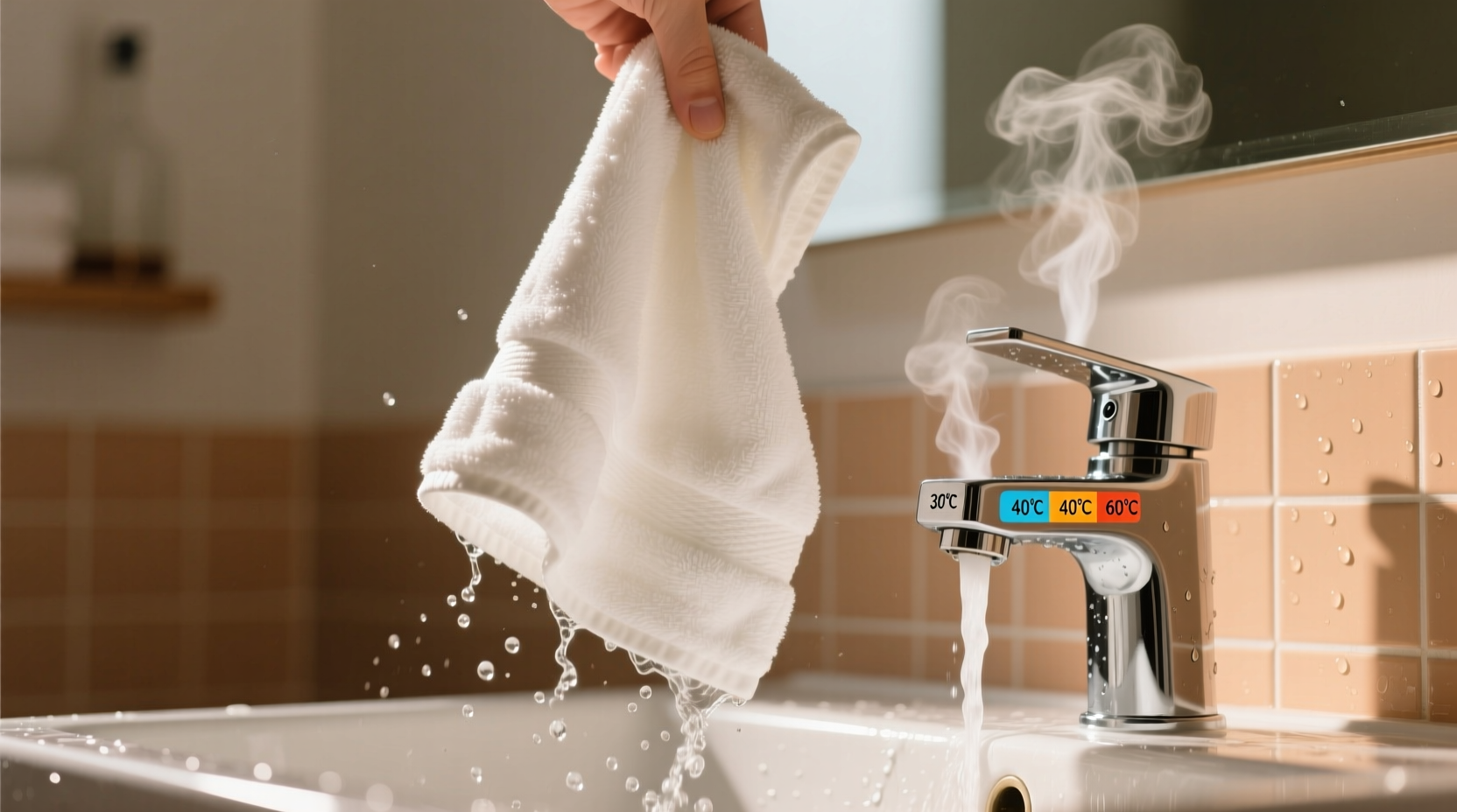what temperature should you wash towels