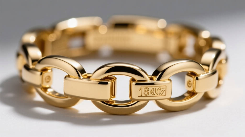 Close-up of a hinged click-shut clasp on an 18-gauge interlocking gold hoop, showing the secure internal locking mechanism.